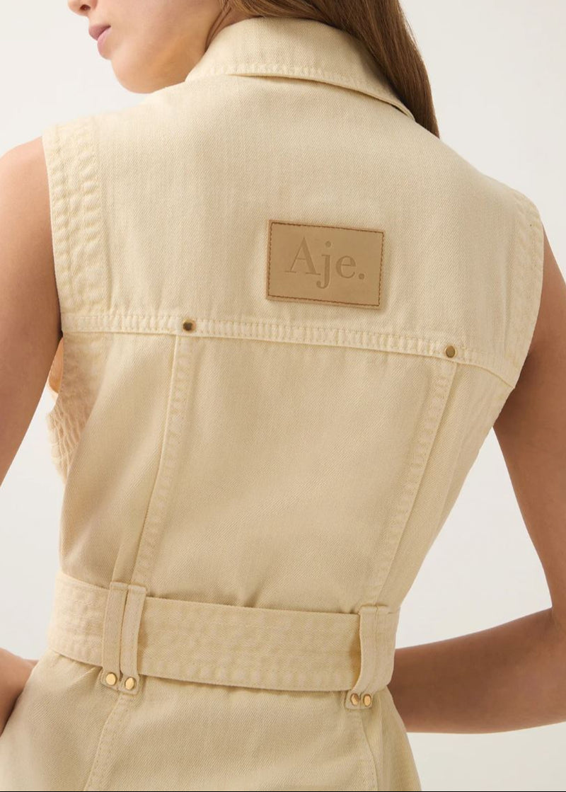 Ray Denim Mini Dress-Dresses-Uniquities