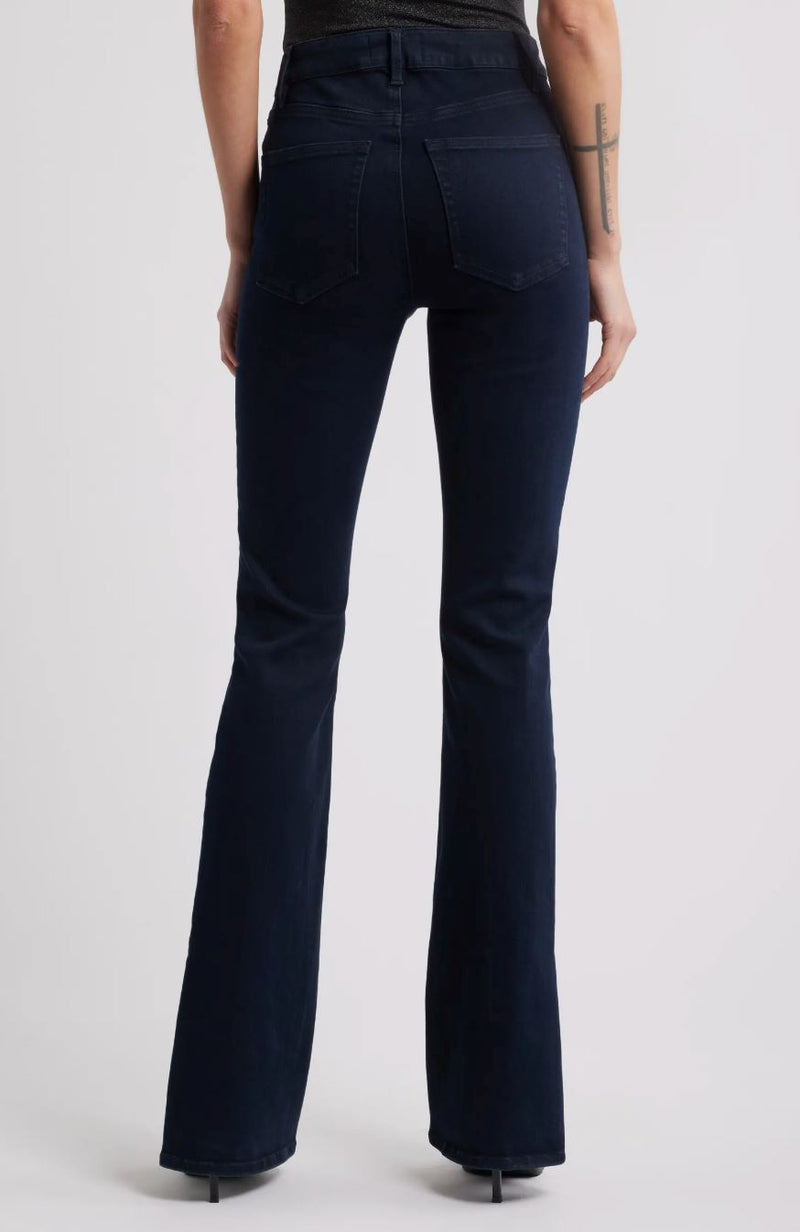 Le Mini Boot Outseam Slit Jeans-Denim-Uniquities