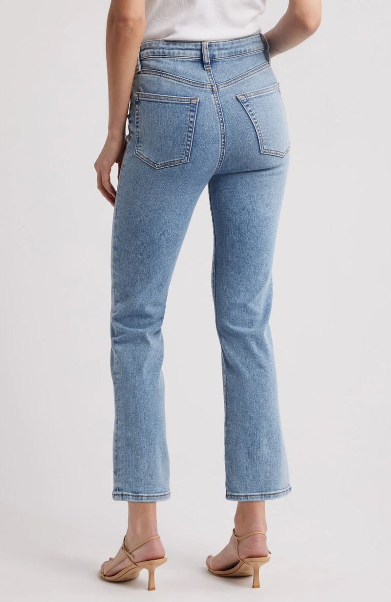 Pencil Crop Jeans in Lark-Denim-Uniquities