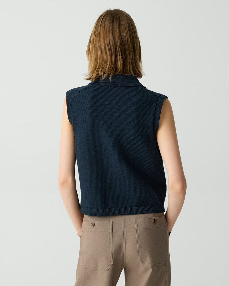 Zip Up Vest-Sweaters-Uniquities