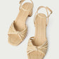 Riya Braided Mid Heel Sandal-Shoes-Uniquities