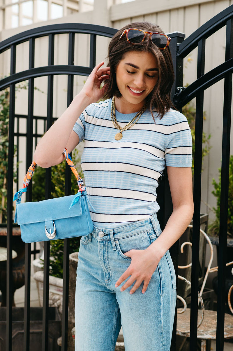 Eloise Short Sleeve Crew-Sweaters-Uniquities