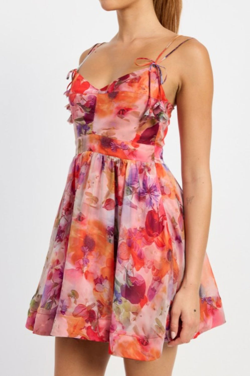Magnolia Mini Dress-Dresses-Uniquities