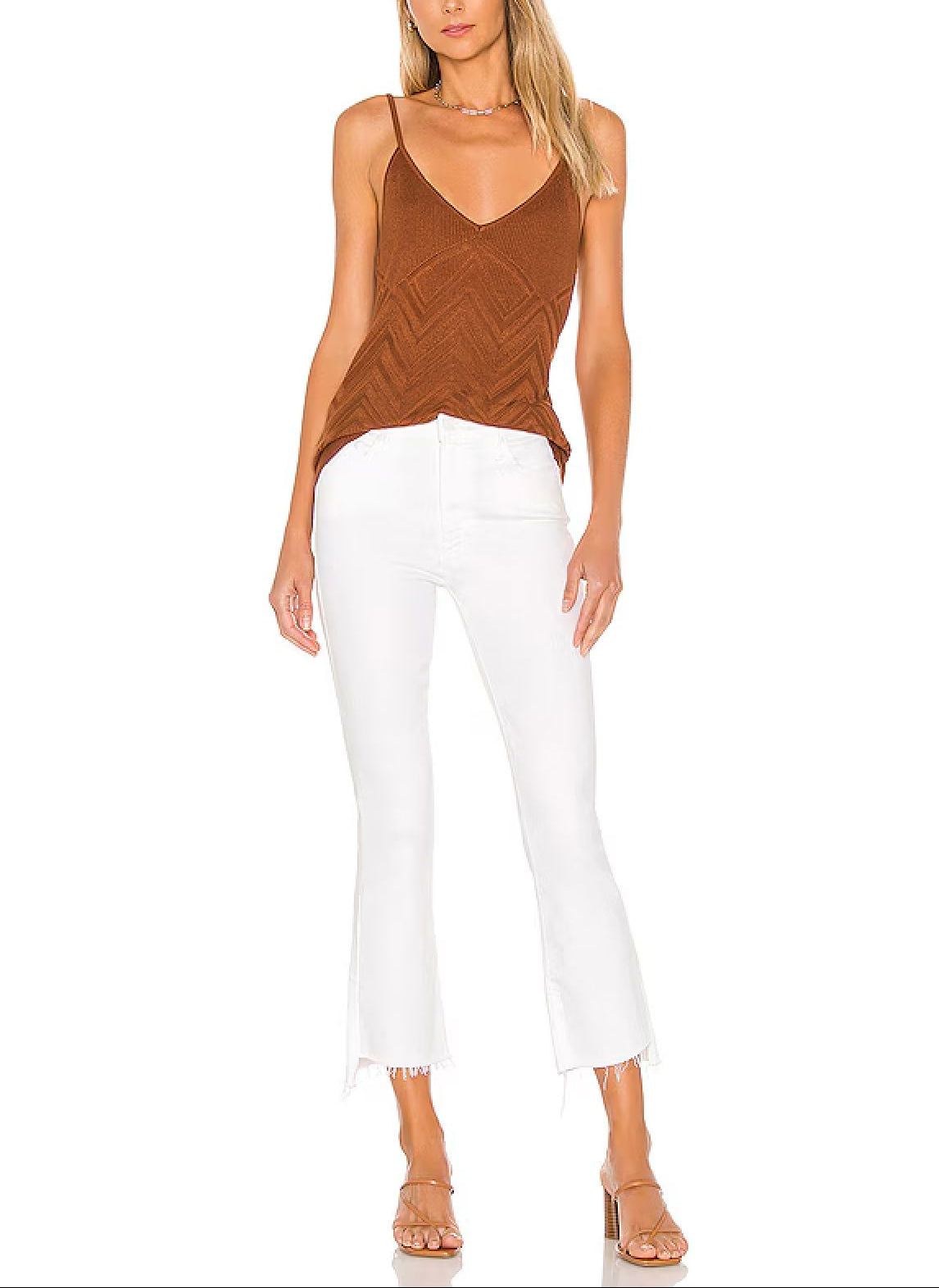 The Insider Crop Step Fray Jeans-Denim-Uniquities