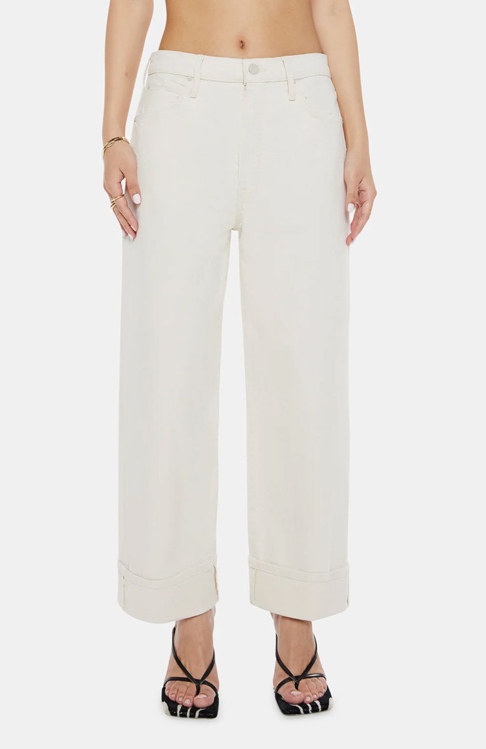 The Spitfire Ankle Cuff Jeans-Denim-Uniquities