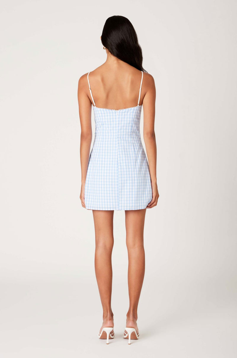 Piper Gingham Mini Dress-Dresses-Uniquities
