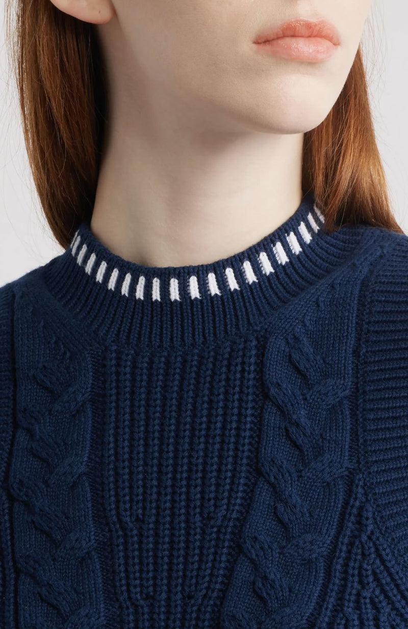 Zoey Cable Demi Tank-Sweaters-Uniquities