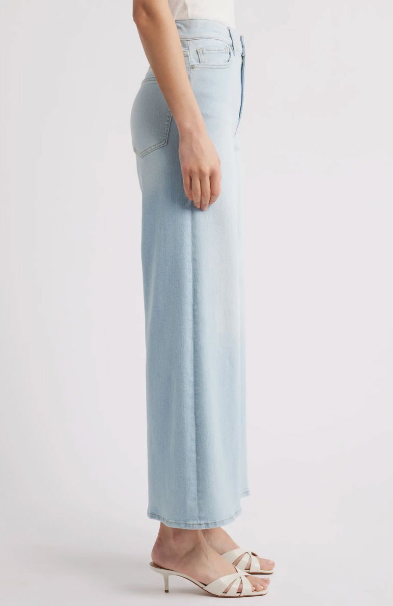 Le Palazzo Crop Jeans-Denim-Uniquities