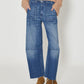 Utility Soft Barrel Jeans-Denim-Uniquities