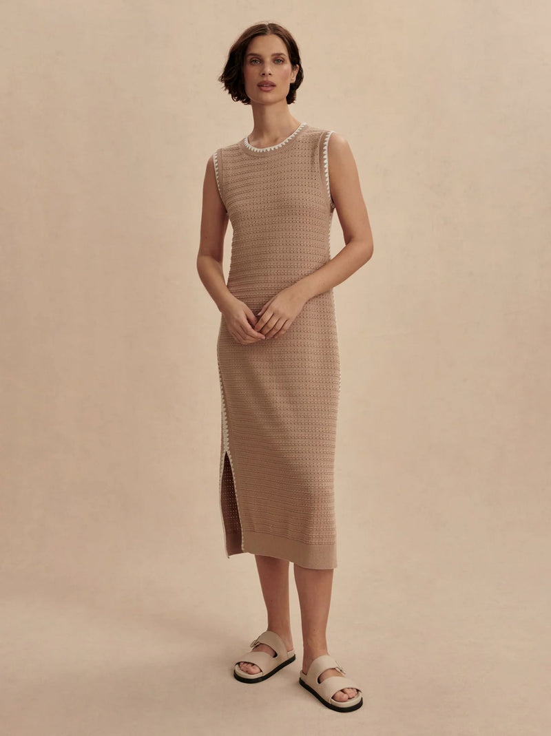 Dwight Tank Knit Dress-Dresses-Uniquities