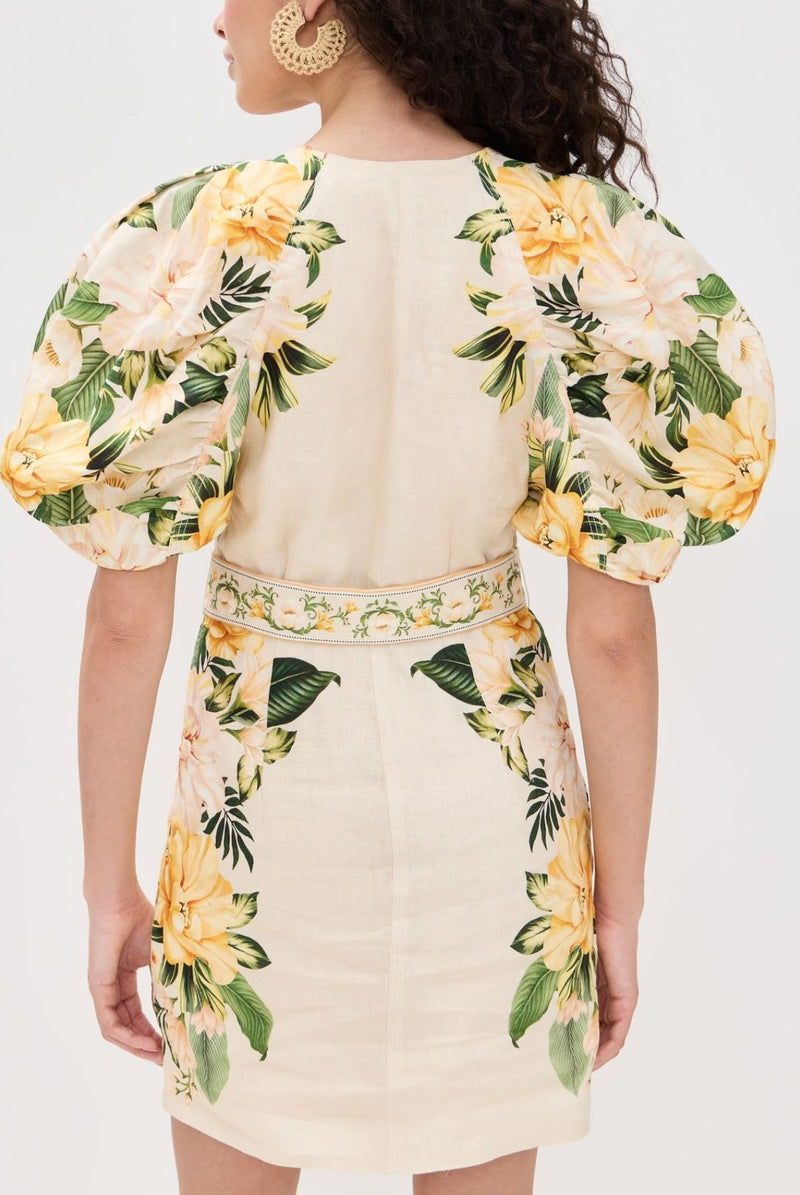 Garden Cascade Mini Dress-Dresses-Uniquities