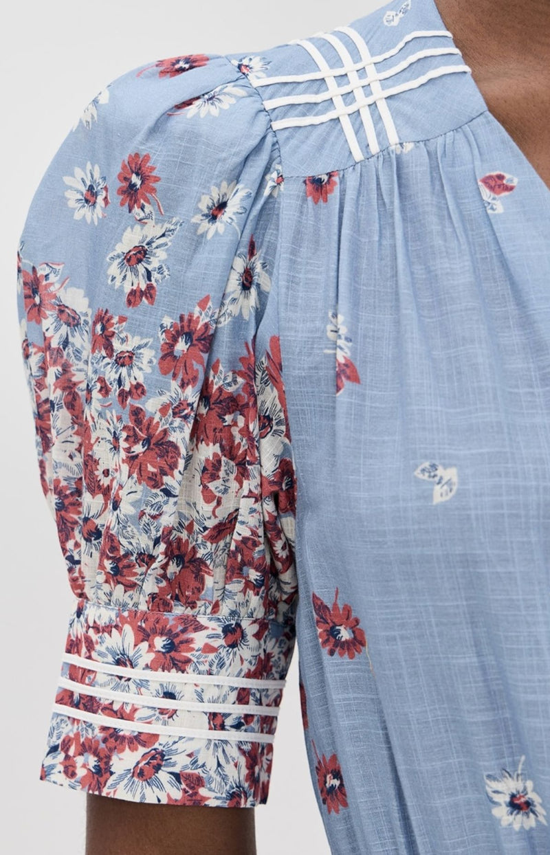 Whitney Print Mini Dress-Dresses-Uniquities