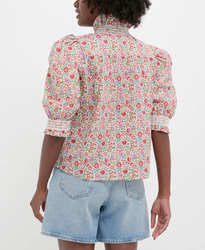 Zuri Top Short Sleeve-Tops/Blouses-Uniquities