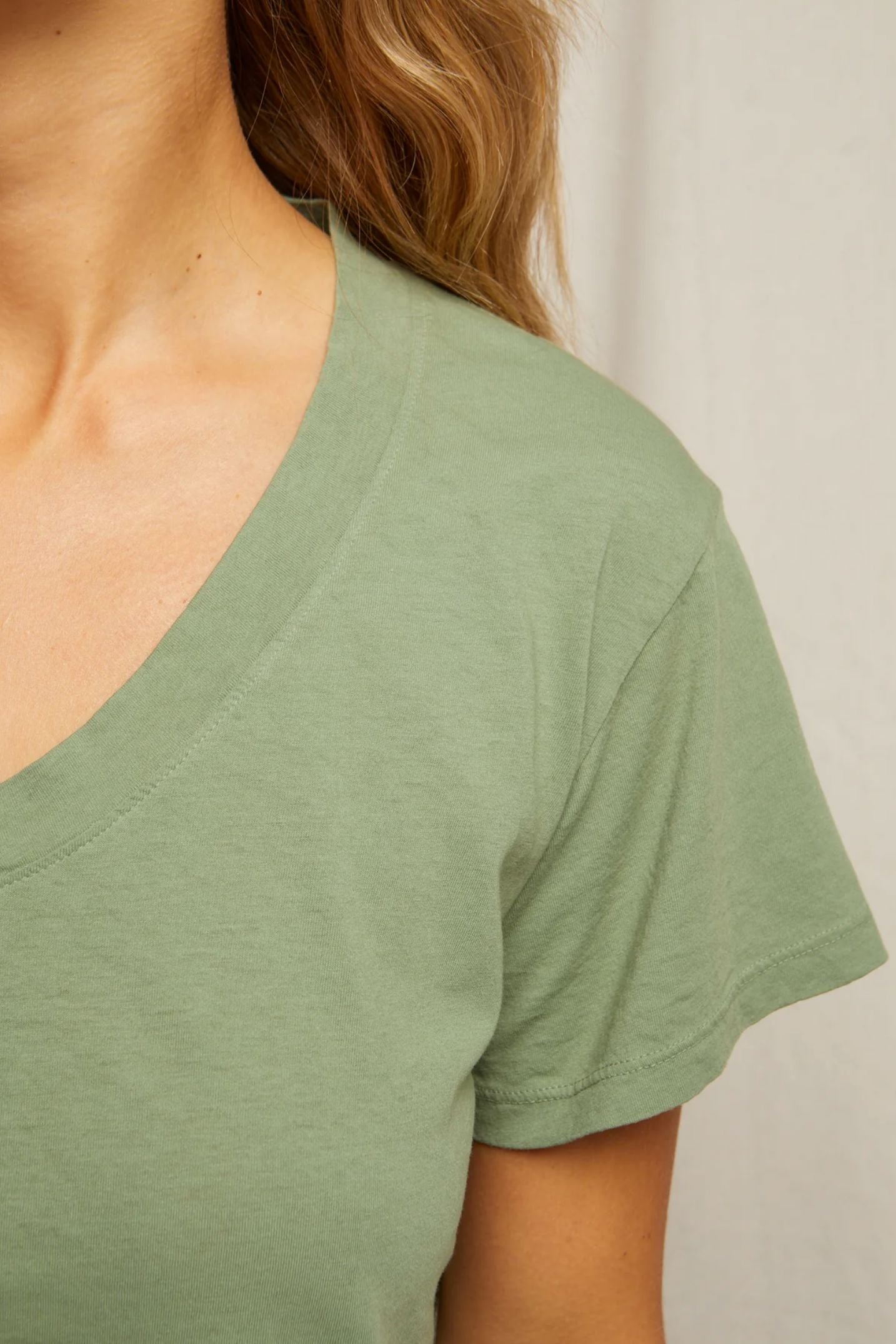 Hendrix Boxy V Neck Tee-Tee Shirts-Uniquities