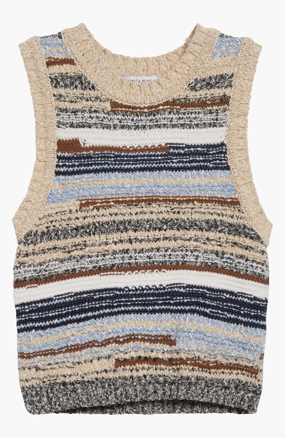 Cropped Jerrel Knit Tank-Sweaters-Uniquities