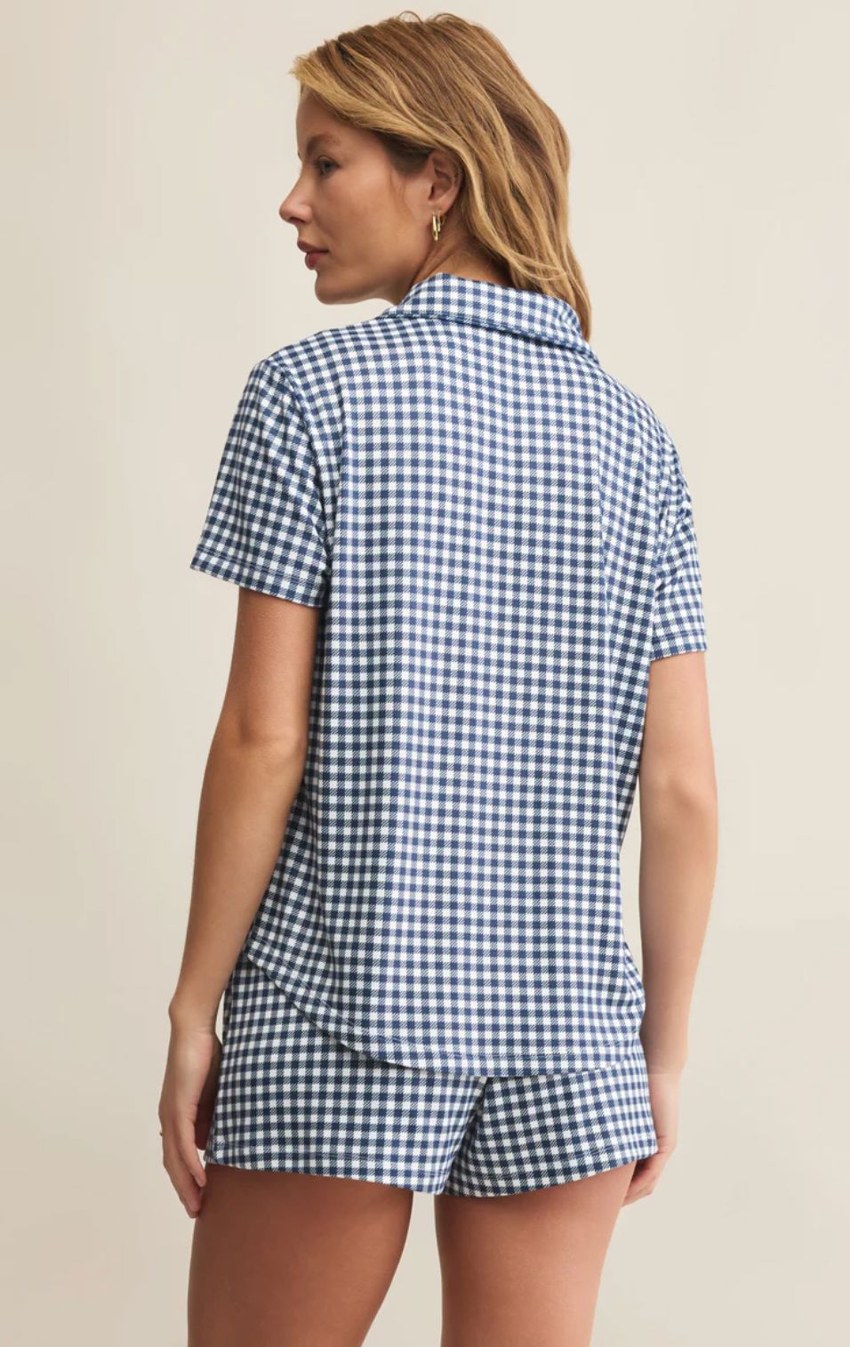 Amy Gingham Top-Lounge-Uniquities