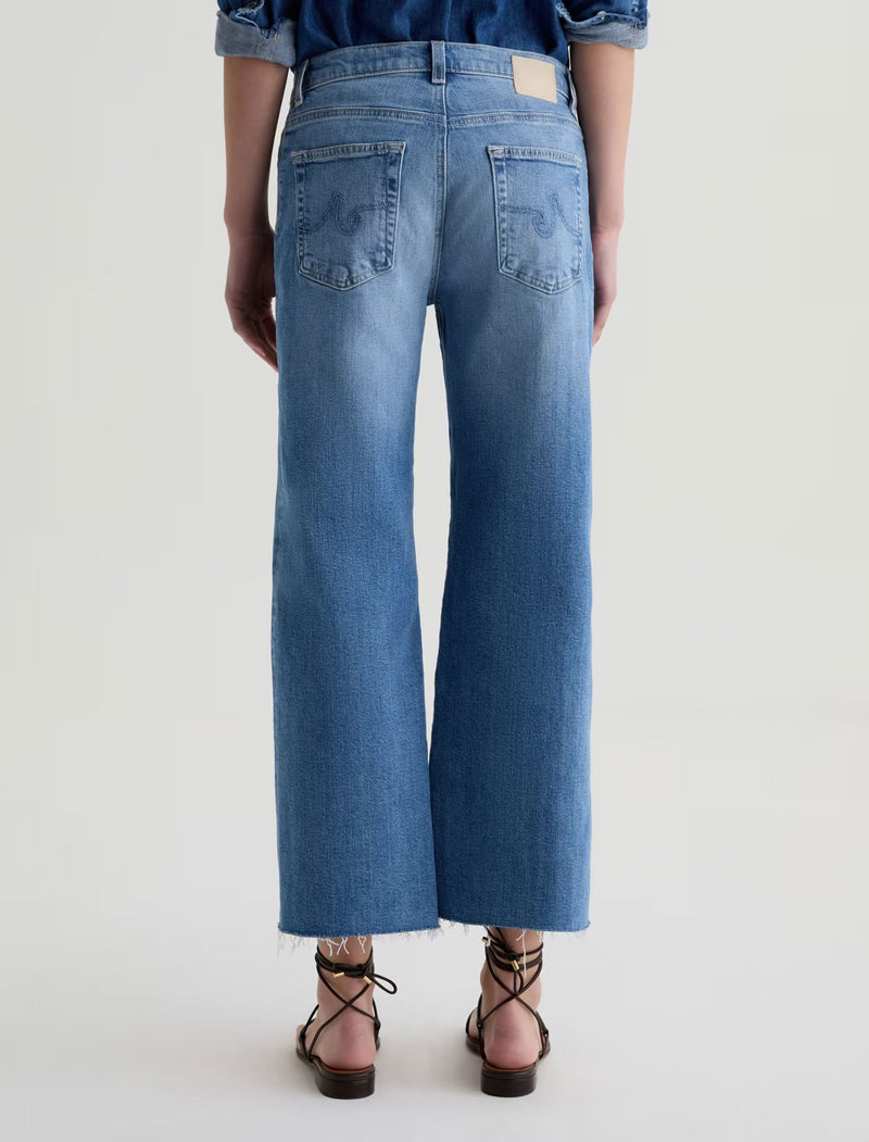 Saige Wide Leg Crop Jeans With Panel-Denim-Uniquities
