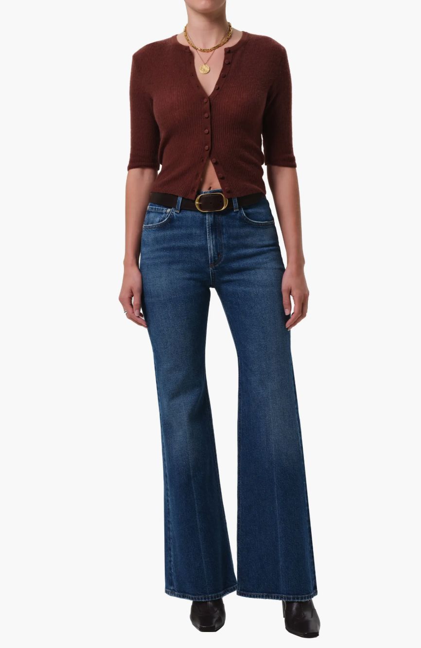 Kimberly 70's Flare Jeans-Denim-Uniquities