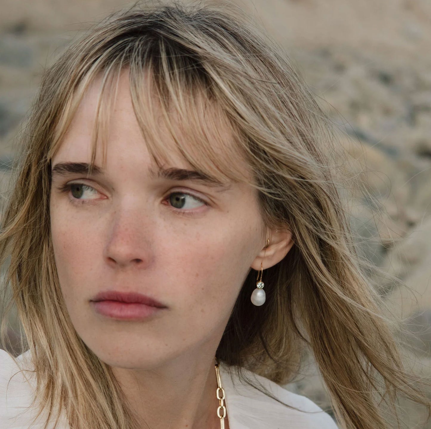 Ellie Pearl Drop Earrings-Jewelry-Uniquities