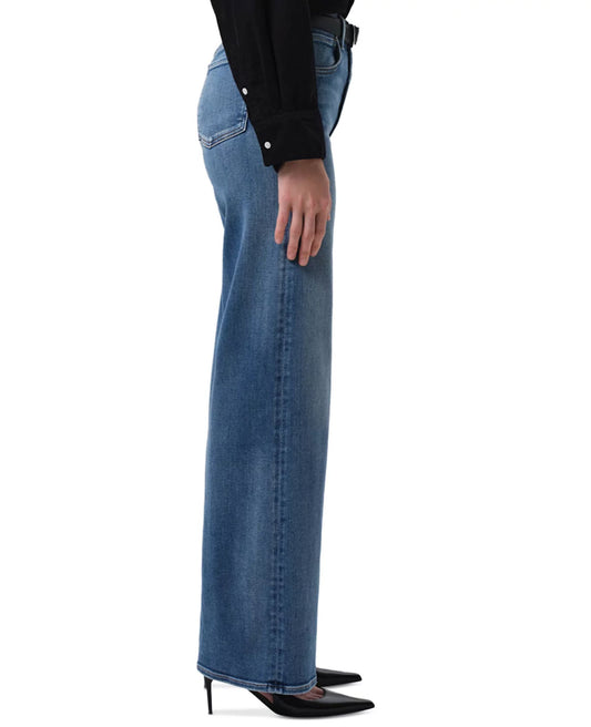 Lyra Long Wide Leg Jeans-Denim-Uniquities