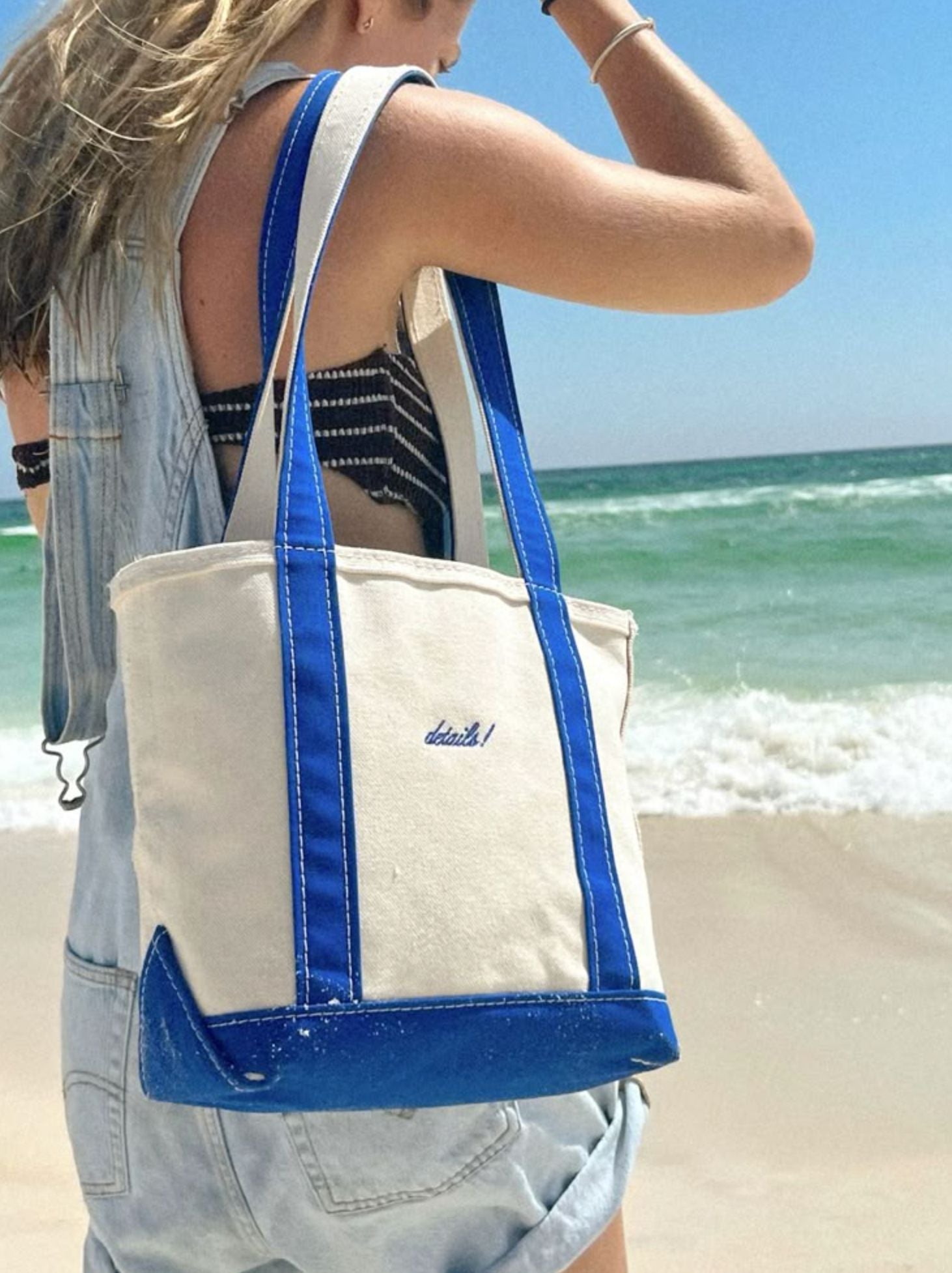 Everyday Tote Bag Royal Blue-Accessories-Uniquities