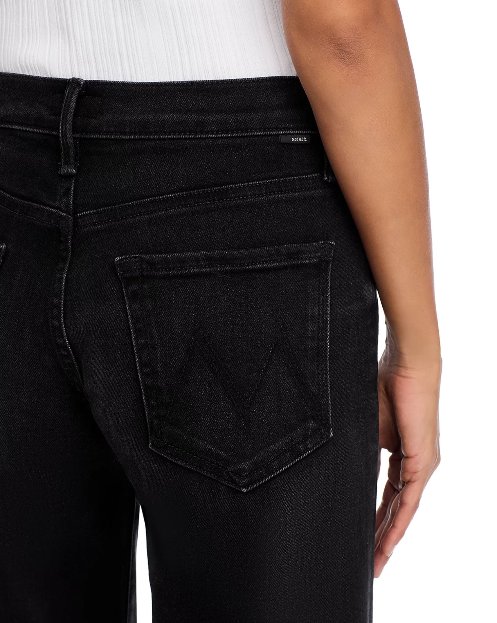 The Mid Rise Rambler Zip Flood Jeans-Denim-Uniquities