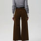 Lyra Wide Leg Crop Corduroy-Denim-Uniquities
