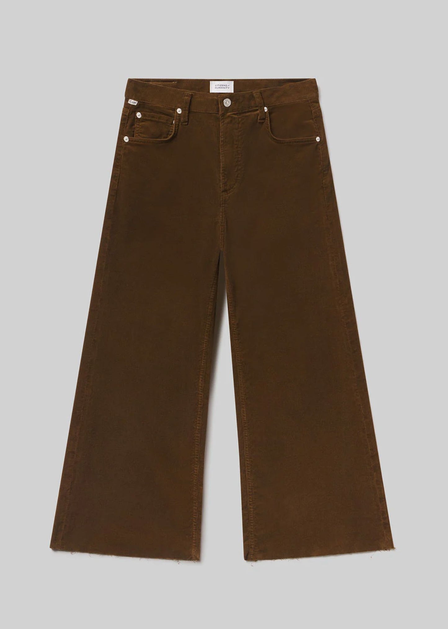 Lyra Wide Leg Crop Corduroy-Denim-Uniquities