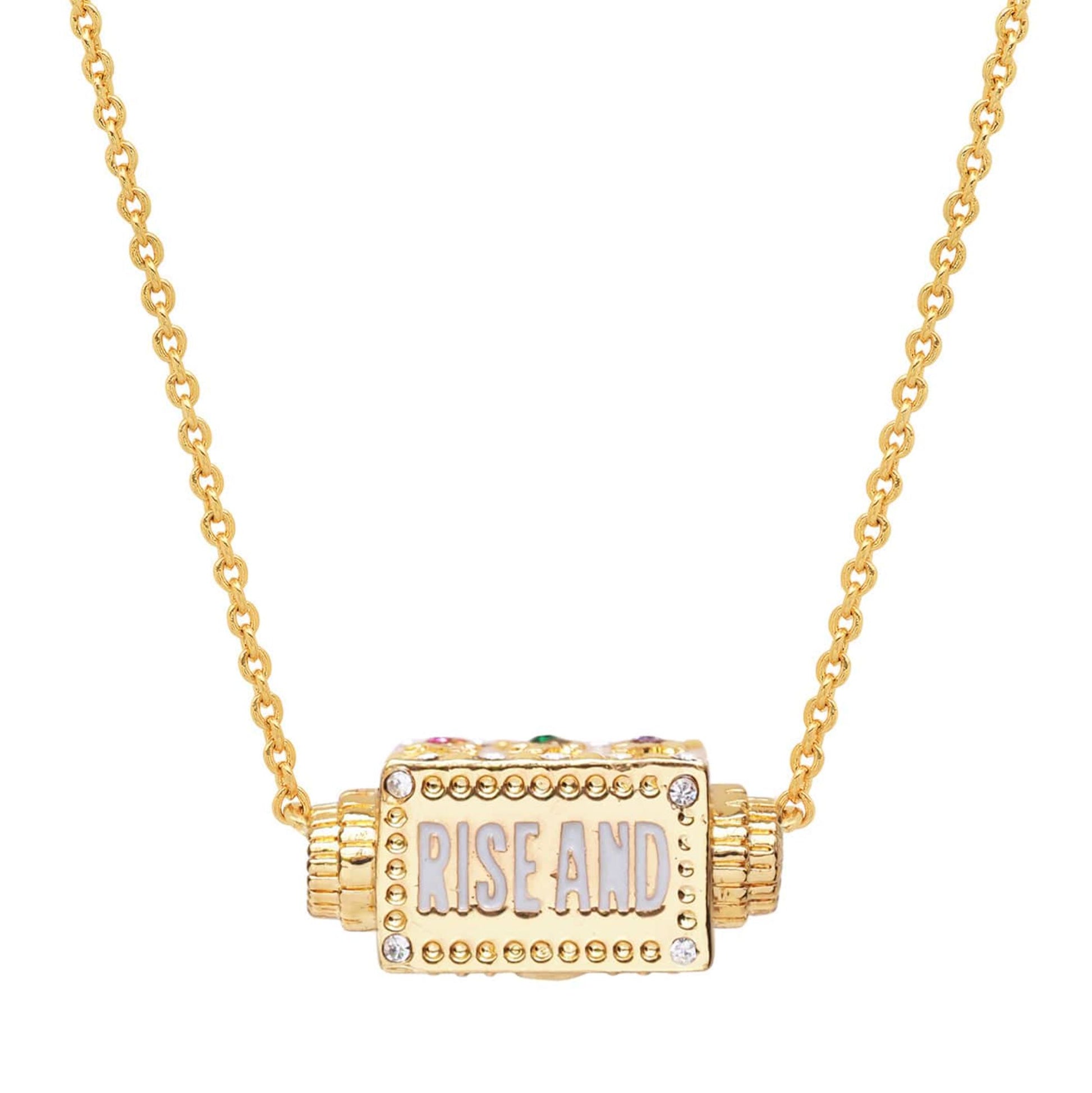 Rise And Shine Spinner Necklace-Jewelry-Uniquities