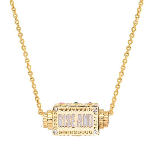 Rise And Shine Spinner Necklace-Jewelry-Uniquities