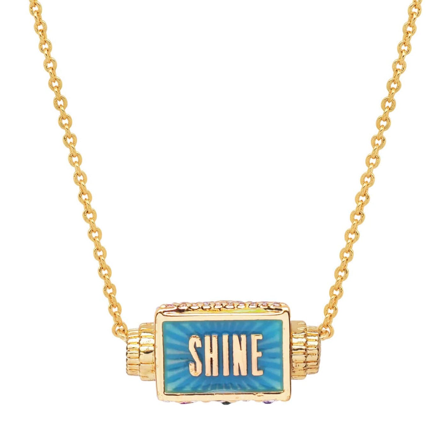 Rise And Shine Spinner Necklace-Jewelry-Uniquities
