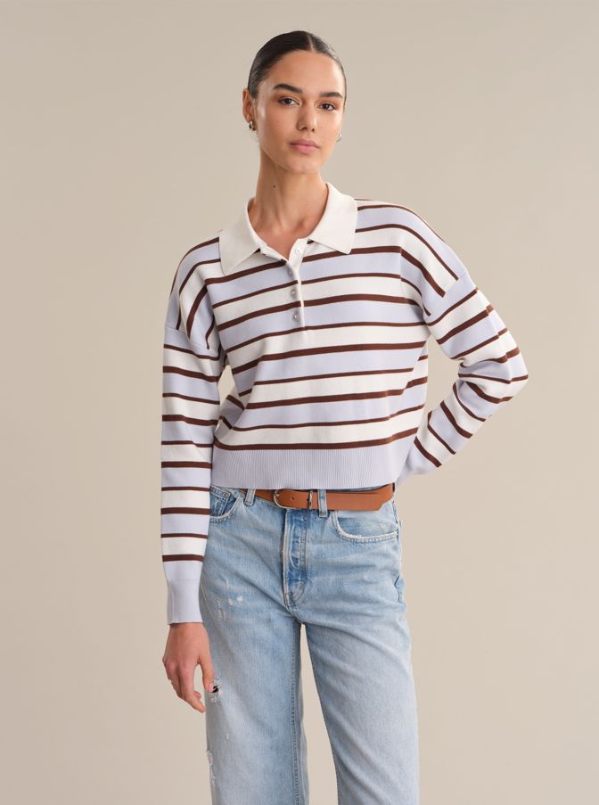 Seraphina Rugby Pullover-Tops/Blouses-Uniquities