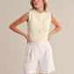 Jayme Textured Vest-Tops/Blouses-Uniquities