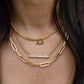 Gold Pave Bar Necklace-Jewelry-Uniquities