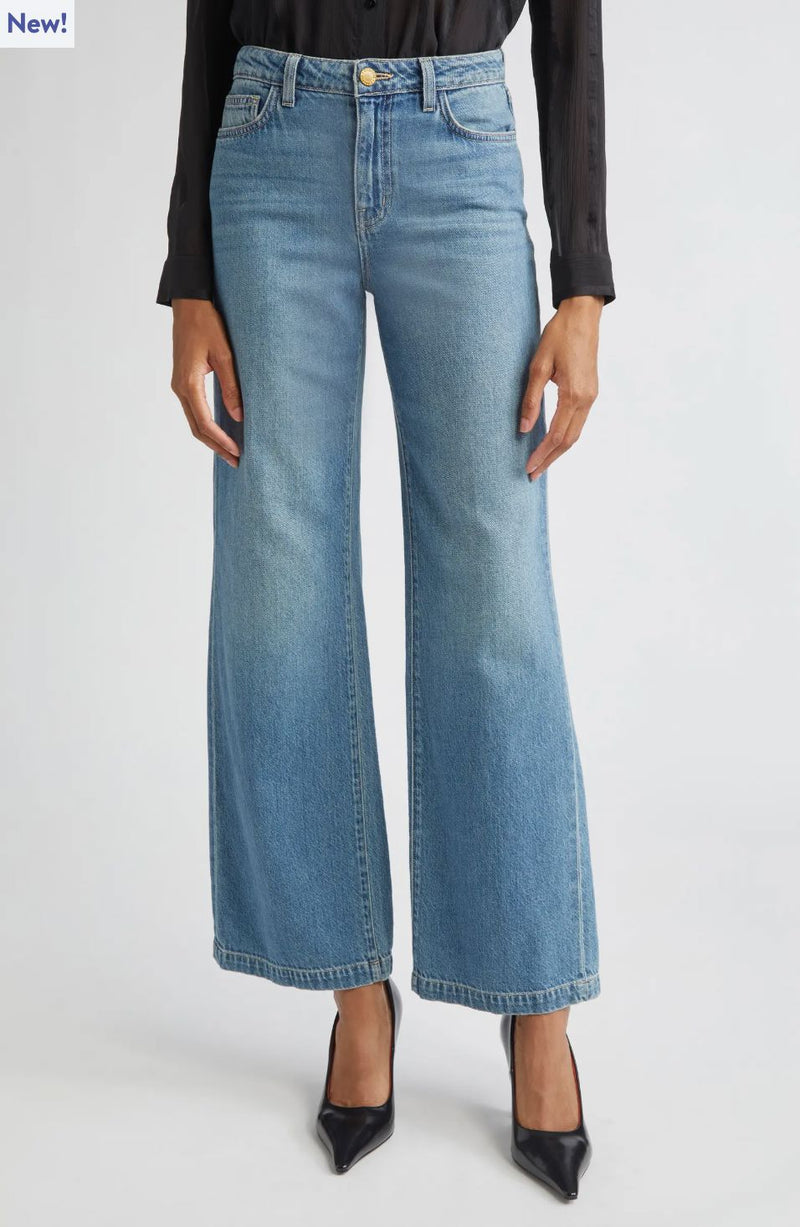 Scottie High Rise Wide Leg Jeans-Denim-Uniquities