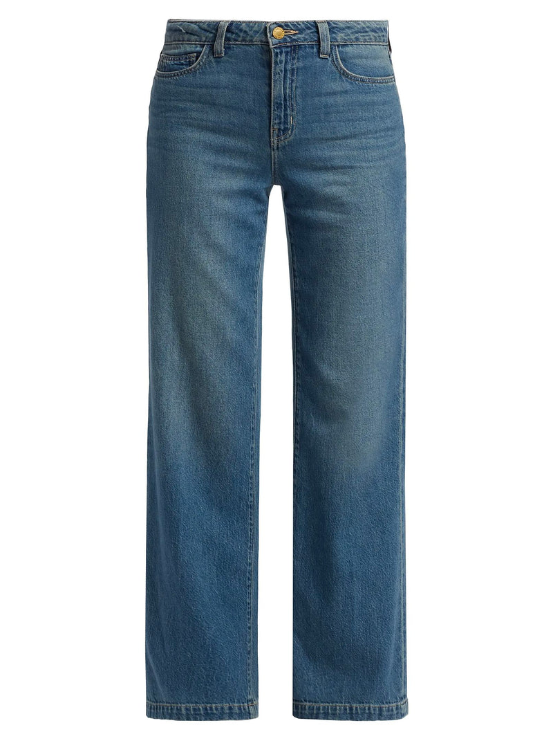 Scottie High Rise Wide Leg Jeans-Denim-Uniquities