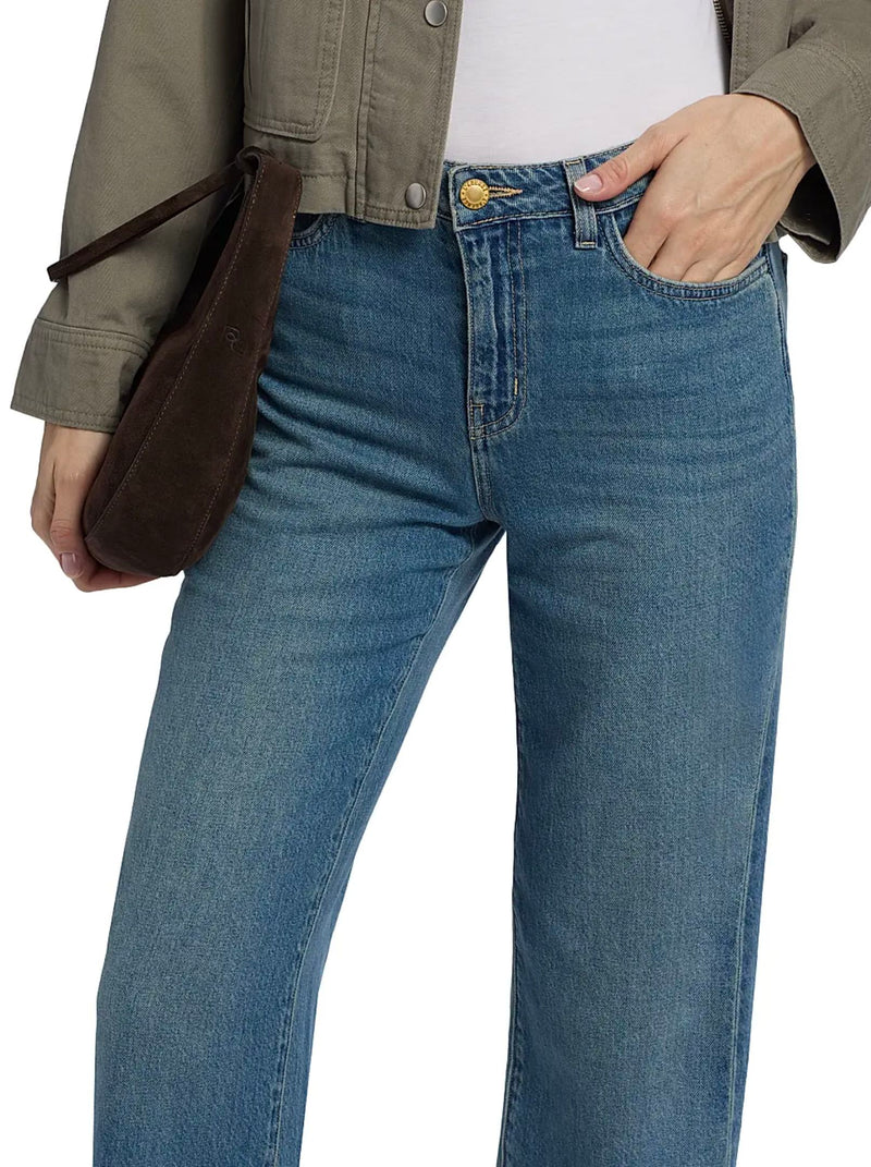 Scottie High Rise Wide Leg Jeans-Denim-Uniquities