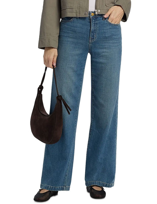 Scottie High Rise Wide Leg Jeans-Denim-Uniquities