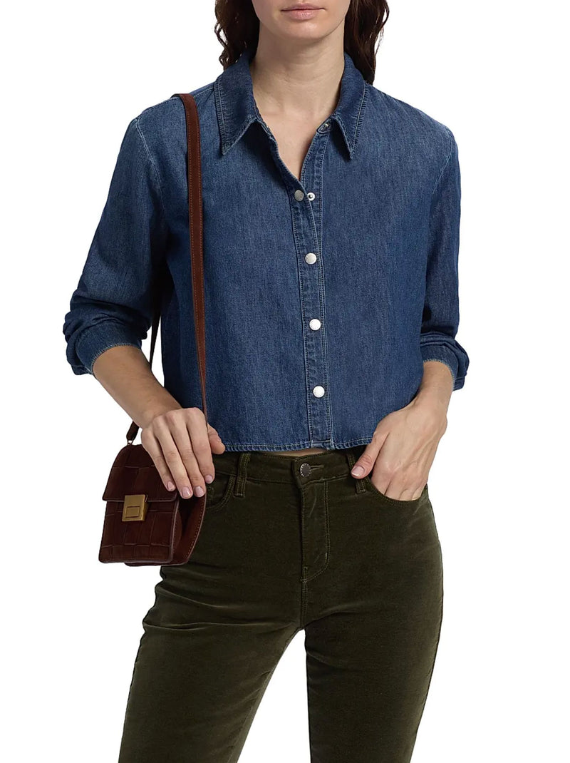 Annette Button Down Shirt-Tops/Blouses-Uniquities