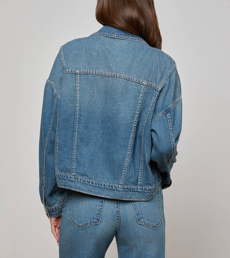 Vianney Hi-Lo Crop Jacket-Jackets-Uniquities