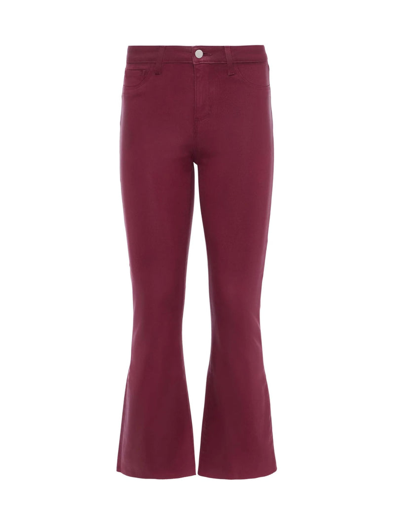 Kendra High Rise Crop Flare-Denim-Uniquities