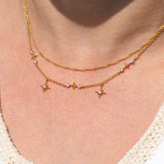 Wandering Stars Necklace-Jewelry-Uniquities