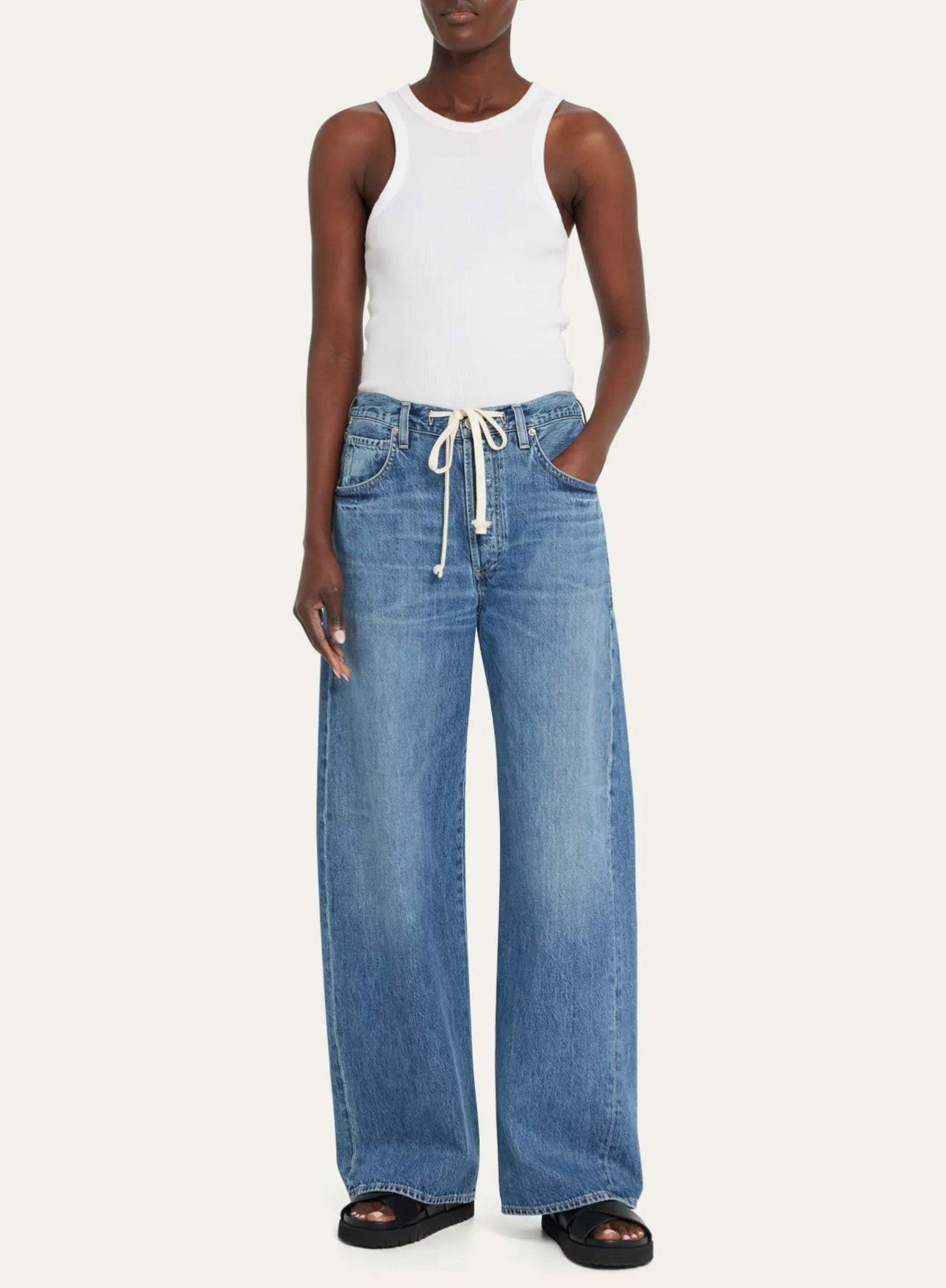 Brynn Trouser Jeans in Atlantis-Denim-Uniquities