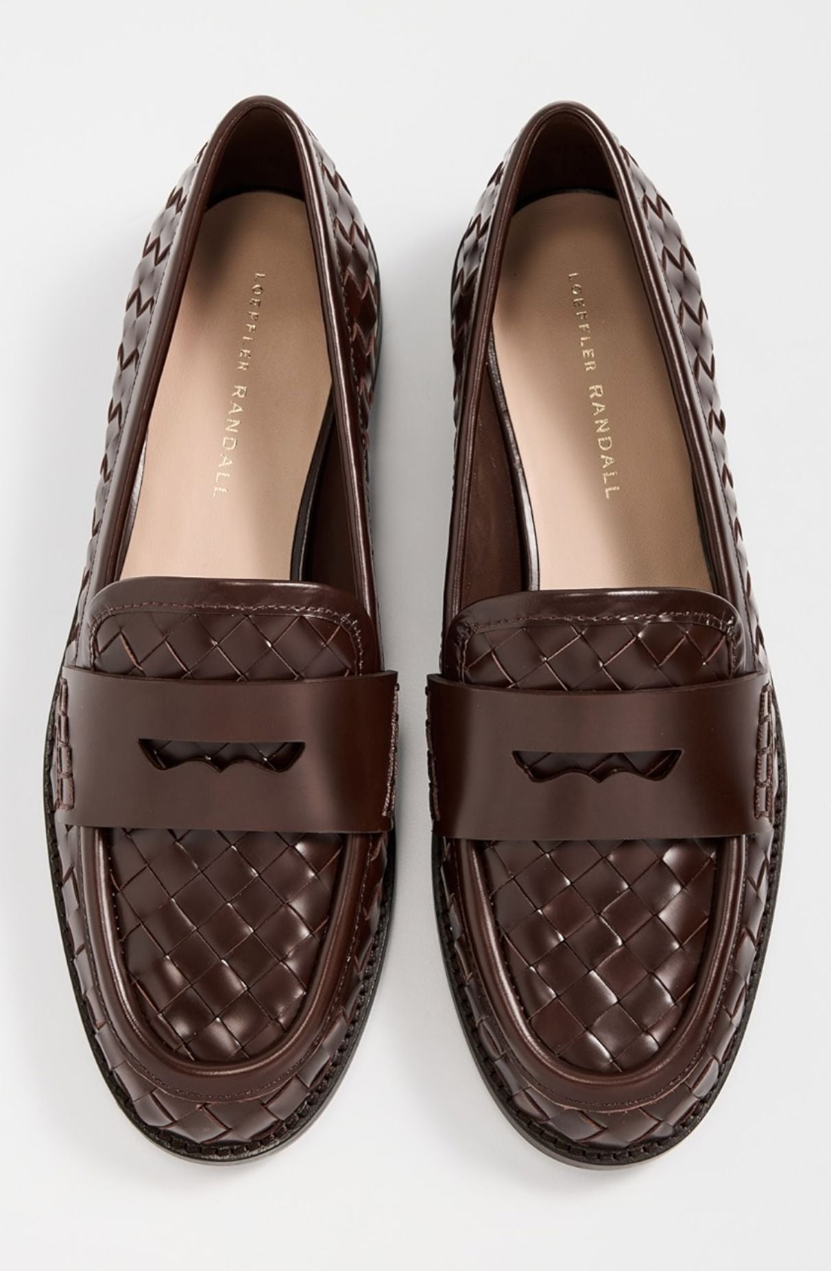 Rachel Woven Leather Loafer-Shoes-Uniquities