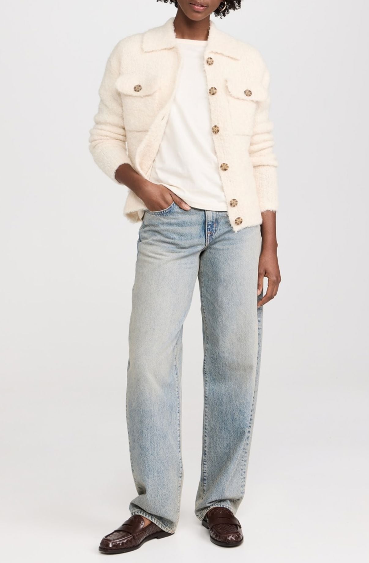 Rachel Woven Leather Loafer-Shoes-Uniquities