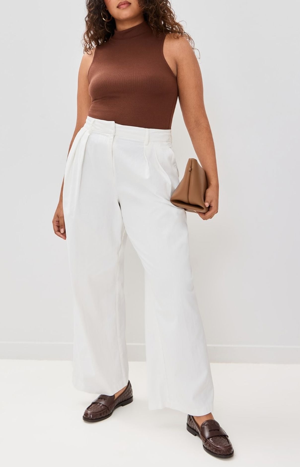 Rachel Woven Leather Loafer-Shoes-Uniquities