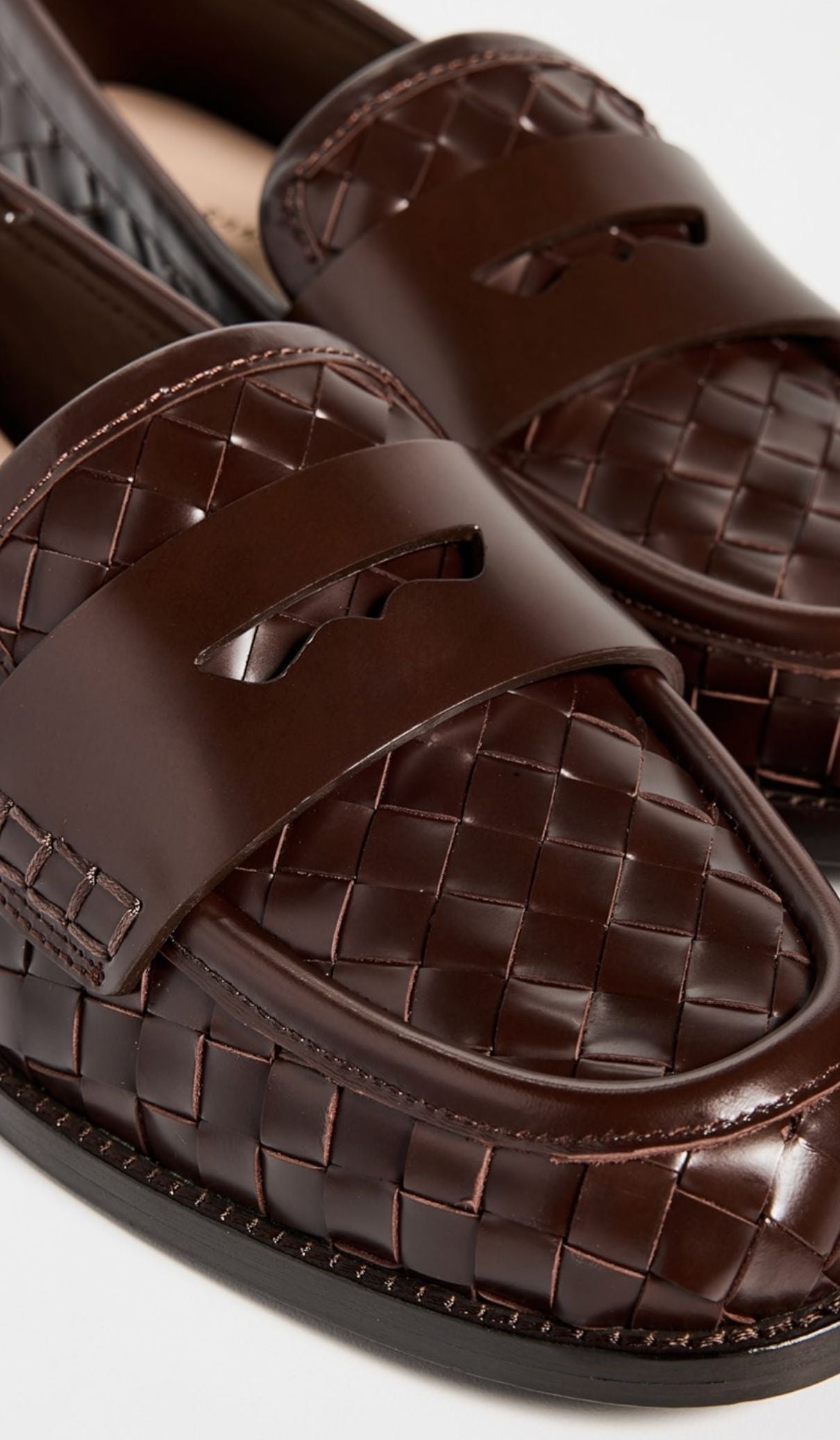 Rachel Woven Leather Loafer-Shoes-Uniquities