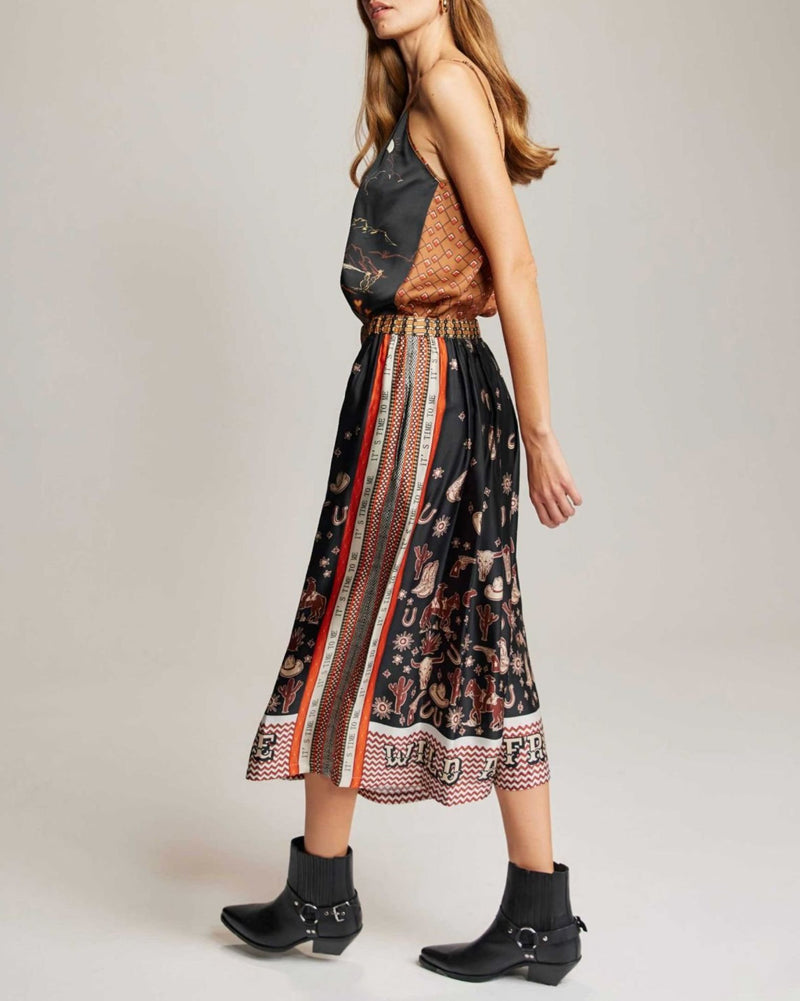 Vanessa Midi Skirt-Bottoms-Uniquities