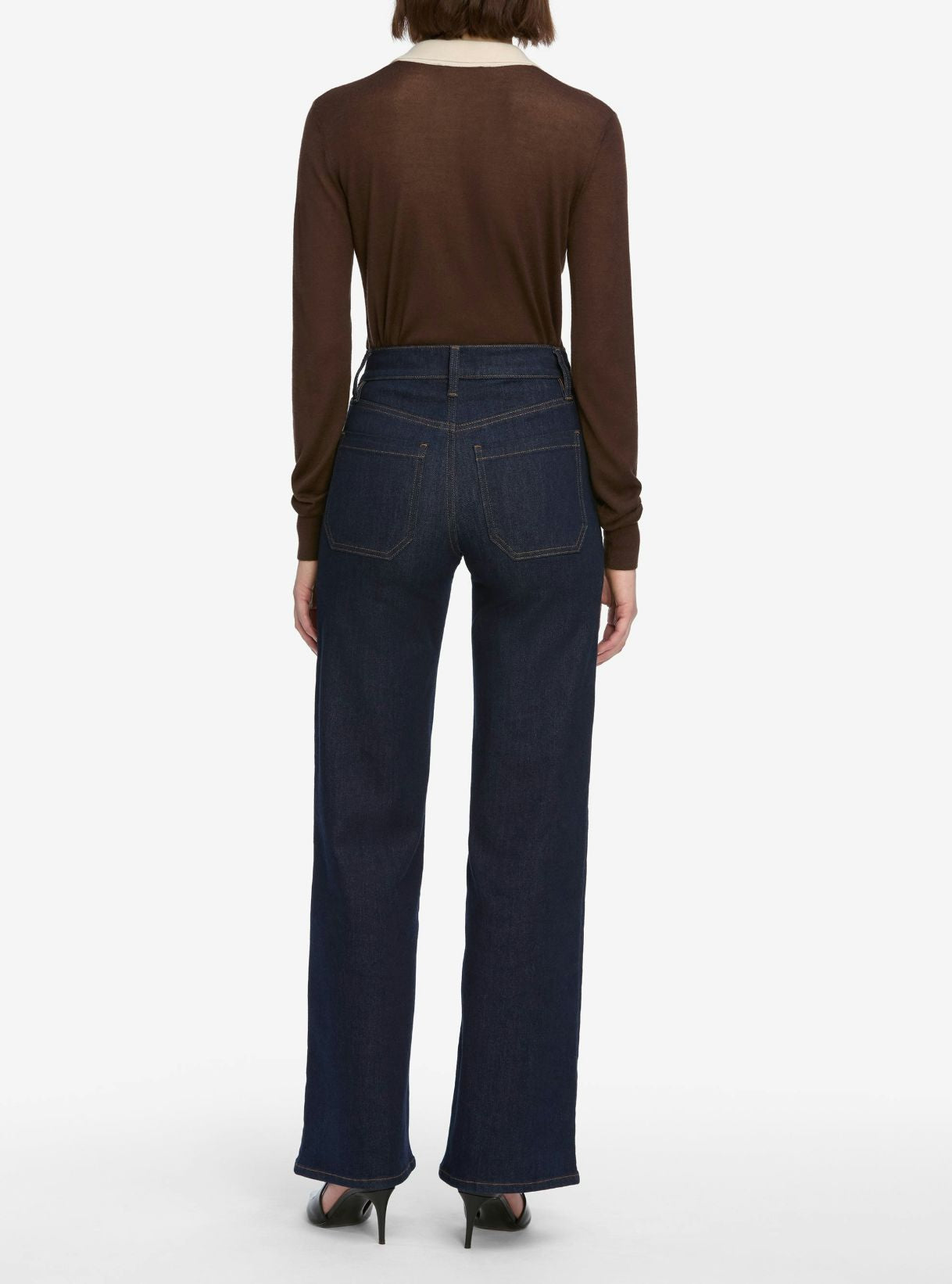 Le Slim Palazzo Modernist Pocket Jeans-Denim-Uniquities