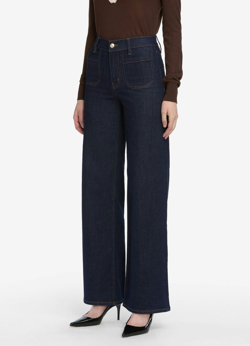 Le Slim Palazzo Modernist Pocket Jeans-Denim-Uniquities